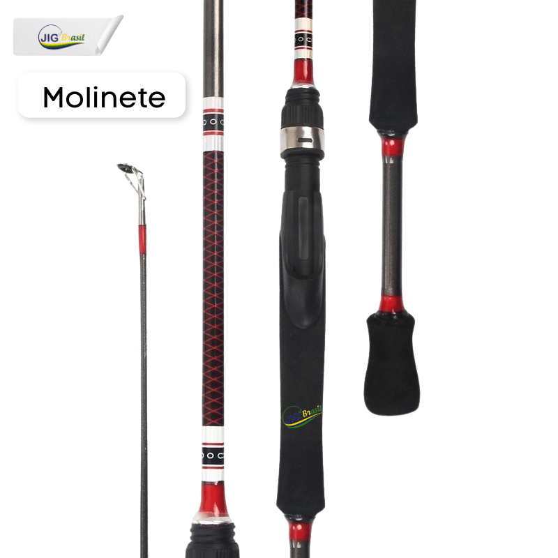 Vara de pesca Cat 6-15LBS de Carbono 1.80m FRETE GRÀTIS