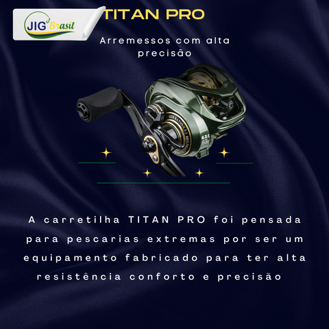 CARRETILHA TITAN PRO 8 Kg de DRAG FRETE GRÁTIS